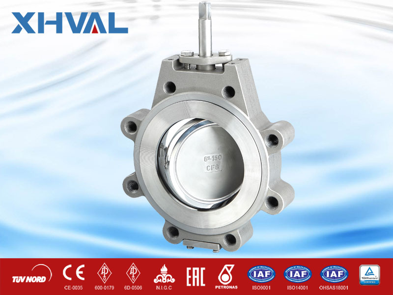 Double eccentric butterfly valve