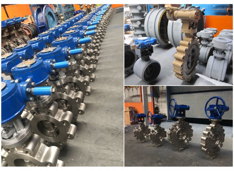 Tripple eccentric butterfly valve