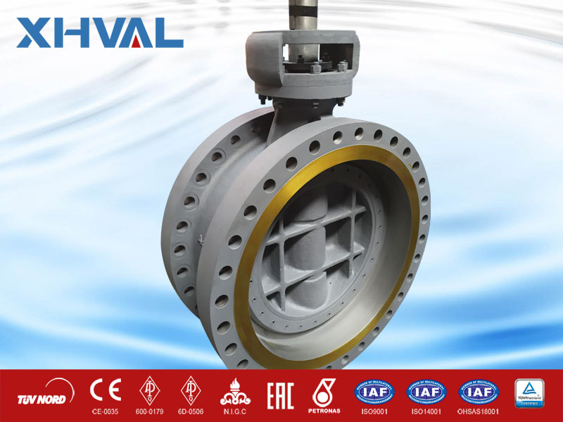 Tripple eccentric butterfly valve