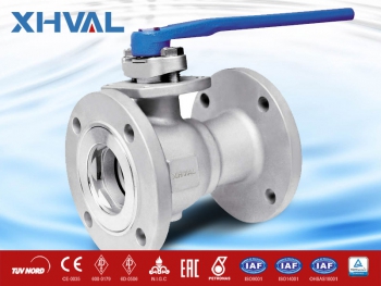 one piece float ball valve