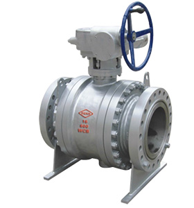 a trunnion mounted ball valve