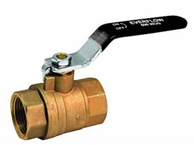 Forged brass ball valve