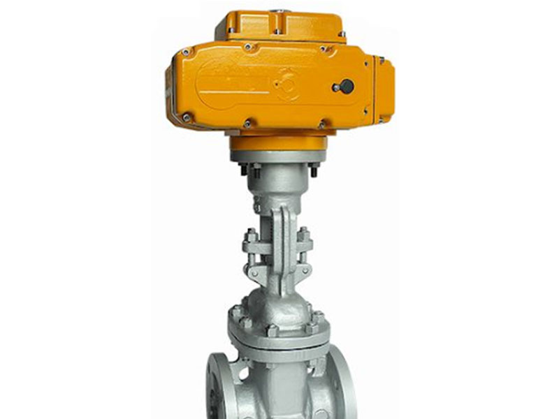 WCB motorized cast steel flange gate valve