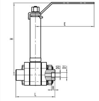 cryogenic ball valve diagram